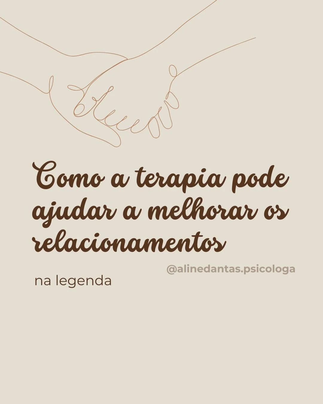 Publicação da clínica sobre terapia e relacionamentos